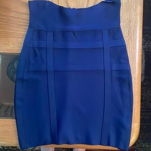 Herve Leger- navy skirt - XS